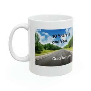 Grace For Speed Ceramic Mug, 11oz